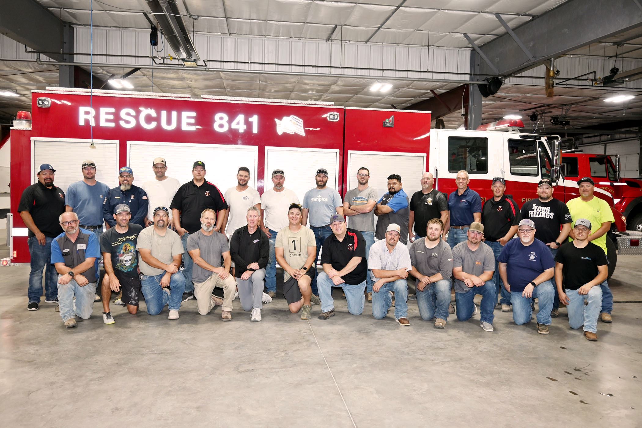 Group Picture of Firemen from 2023